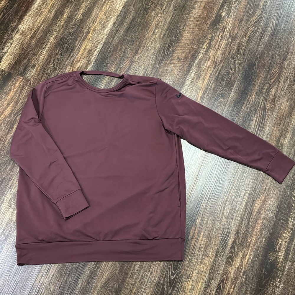 Burgundy Women’s Nike sweatshirt, size medium